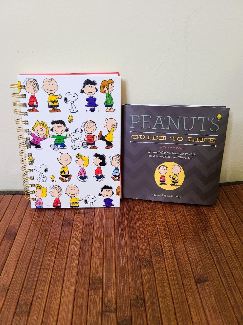 Peanuts Guide To Life DJ/HC & Peanuts Lined Notebook/Journal - Hardcover